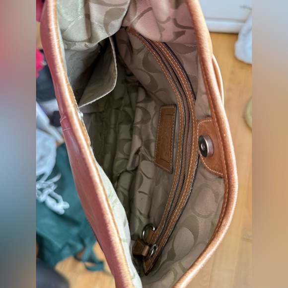 Vintage Coach Soho Legacy Slim 9549 British Tan With Hangtag 1999 - Picture 8 of 9